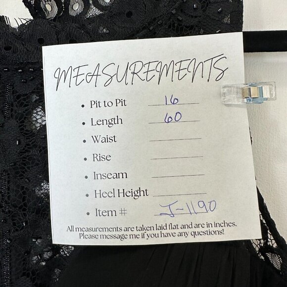 Aidan Mattox 100% Silk Long Black Maxi Dress Evening Gown Wedding Chiffon Beaded - Picture 4 of 15